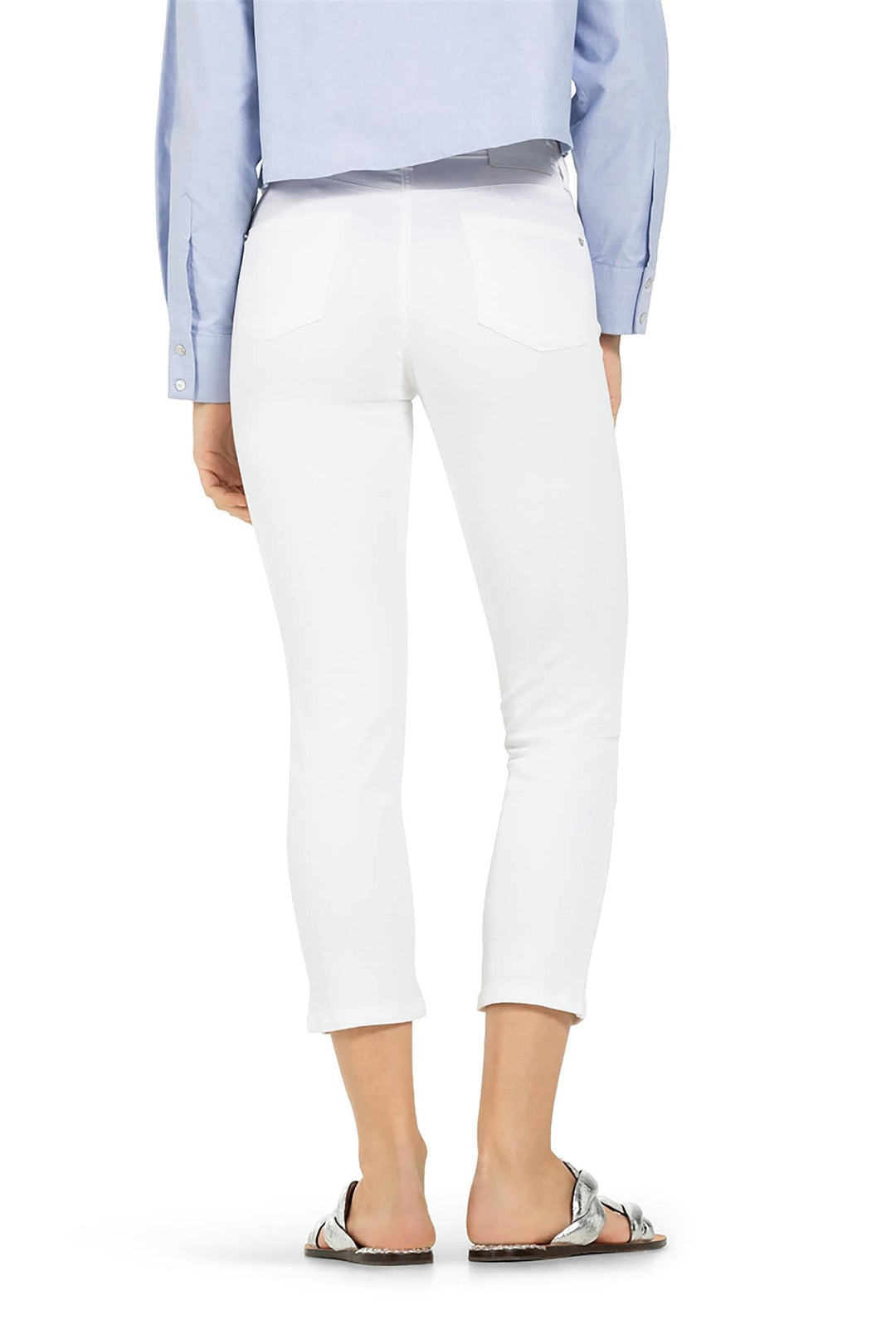 Cambio hvit bukse jeans - bakfra 1