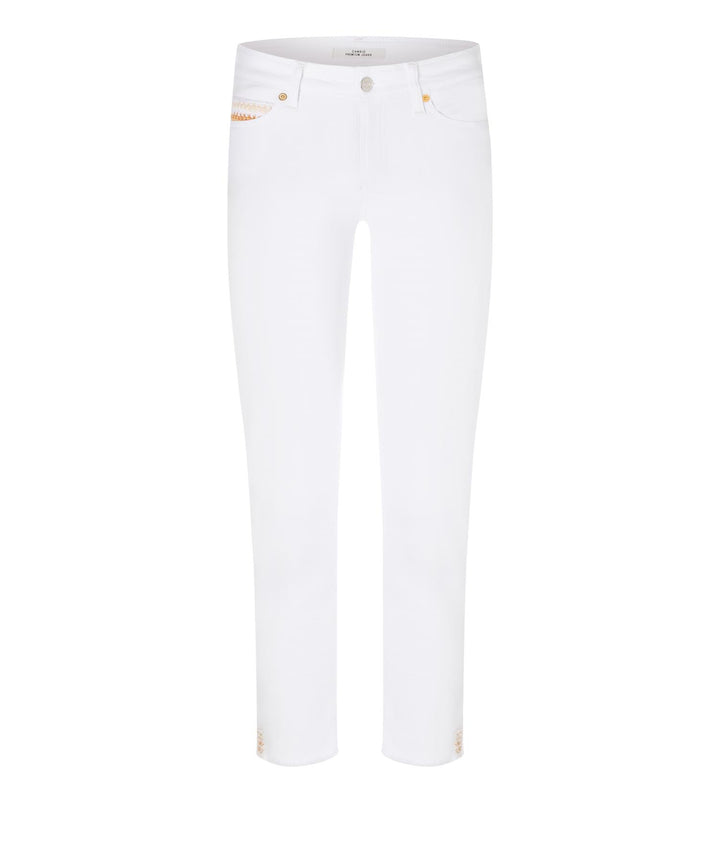 Cambio hvit bukse jeans - forfra