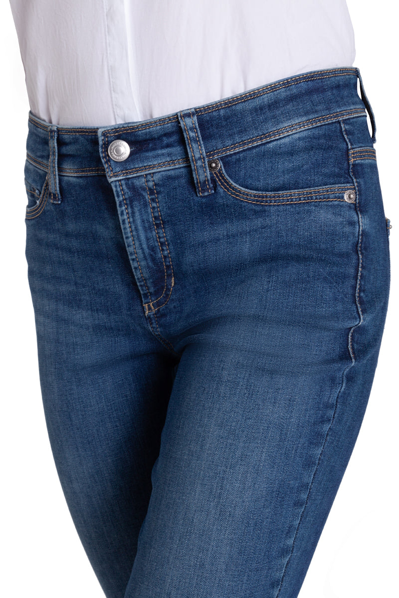 Cambio mellomblå bukse jeans - detaljbilde