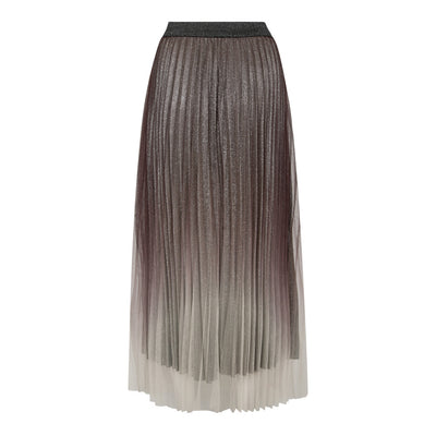 GlitterCC Plissé Skirt, Dark Brown fra Co`couture - bilde 2