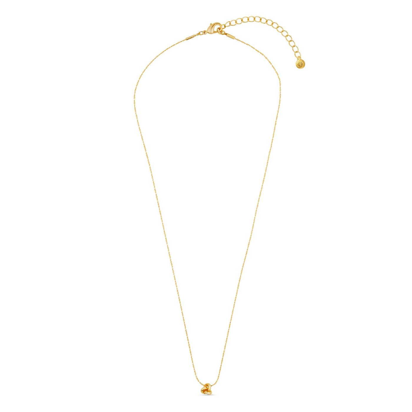 Mini Knot Fine Collar Necklace - Gold fra Orelia - bilde 3