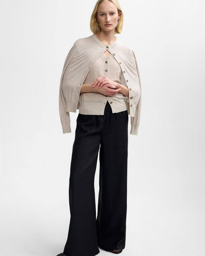 Daisy Merino Cardigan, Sand