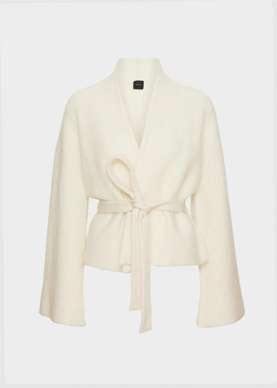 Lila Mohair Cardigan, Eggshell fra Christian Aks - bilde 2