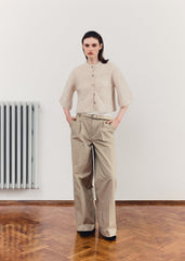 Nolita Mohair Cardigan, Wheat