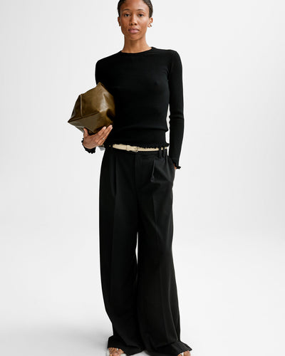 Manu Merino Sweater, Black