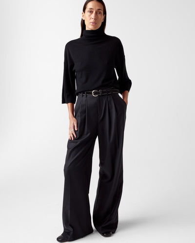 Tia Merino Knit, Black