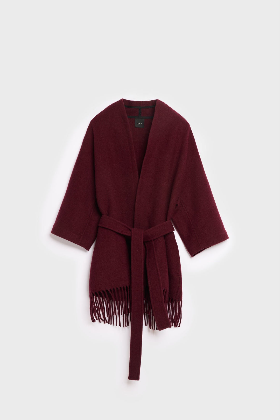 Akila Lambwool Jacket, Burgundy