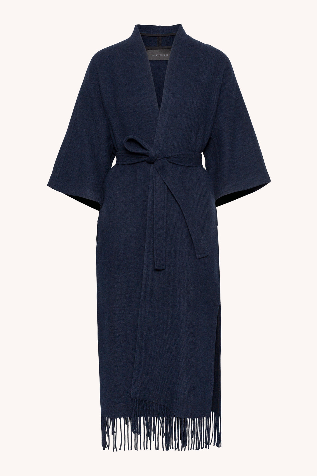 Ruby Lambswool Coat, Navy