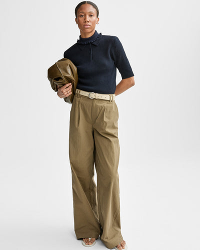 Ella Polo Knit, Navy