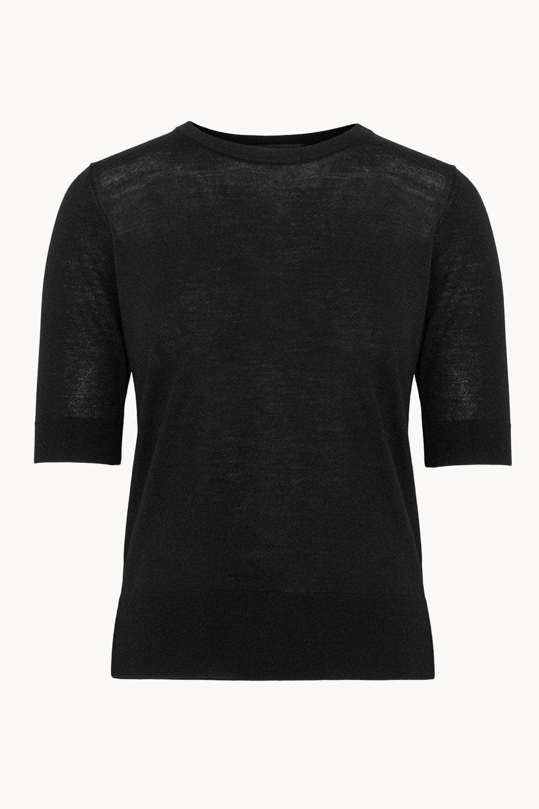 Christian Aks svart overdel t-shirt - forfra
