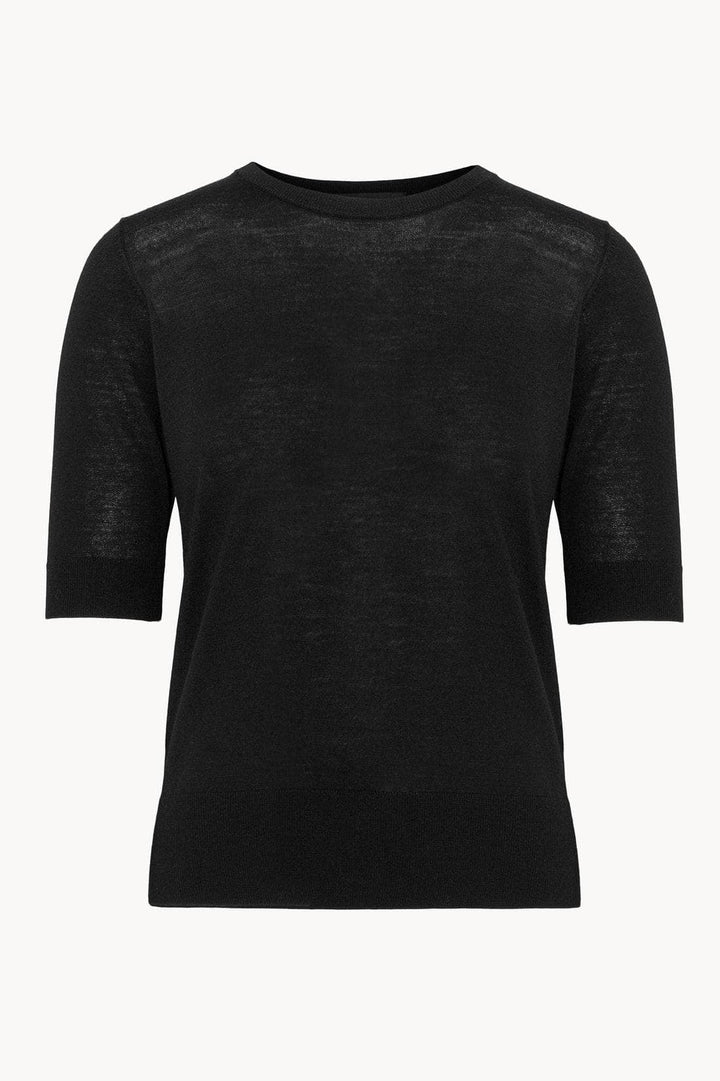 Christian Aks svart overdel t-shirt - forfra
