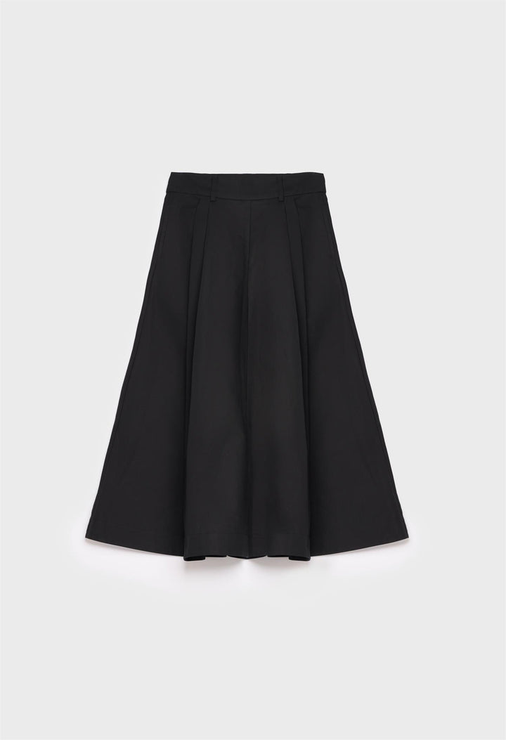 Anna Cotton Skirt, Black