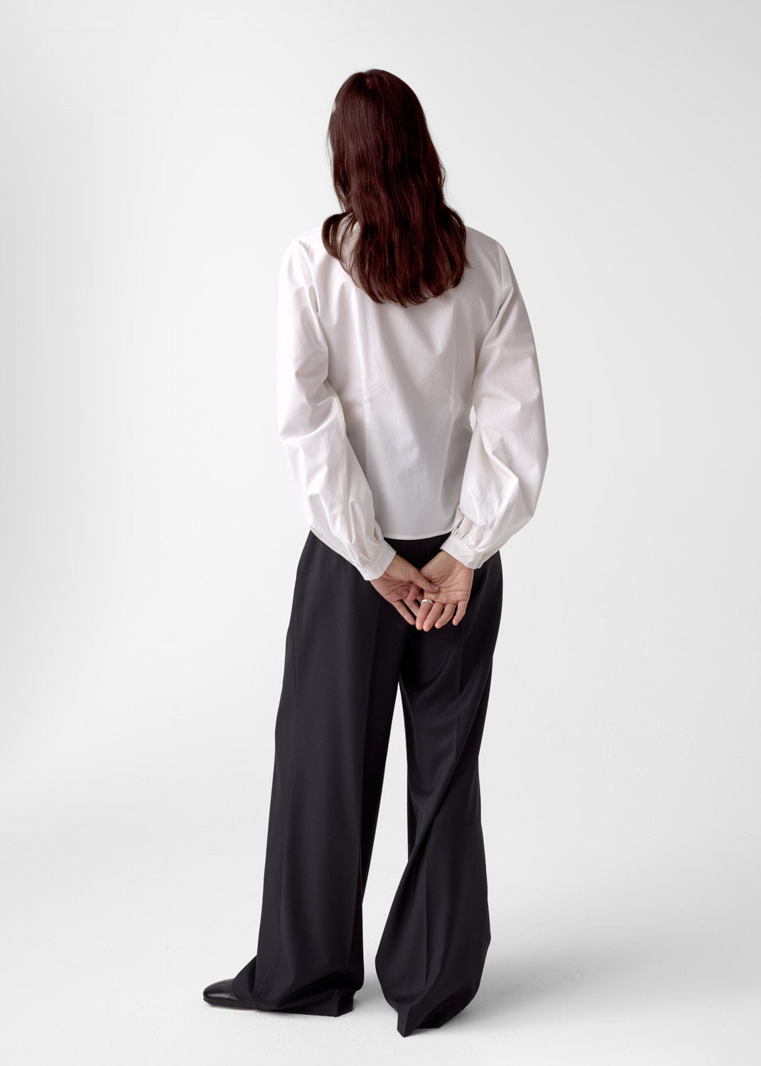 Velora Poplin Shirt, White
