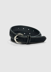 Jara Ponyhair Belt, Black