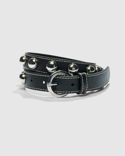 Jara Studed Belt, Black