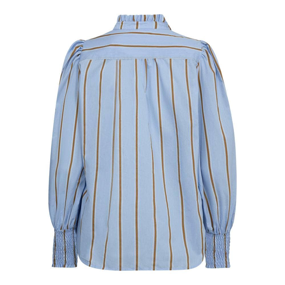 AmoraCC Stripe V-Shirt, Pale Blue fra Co`couture - bilde 2