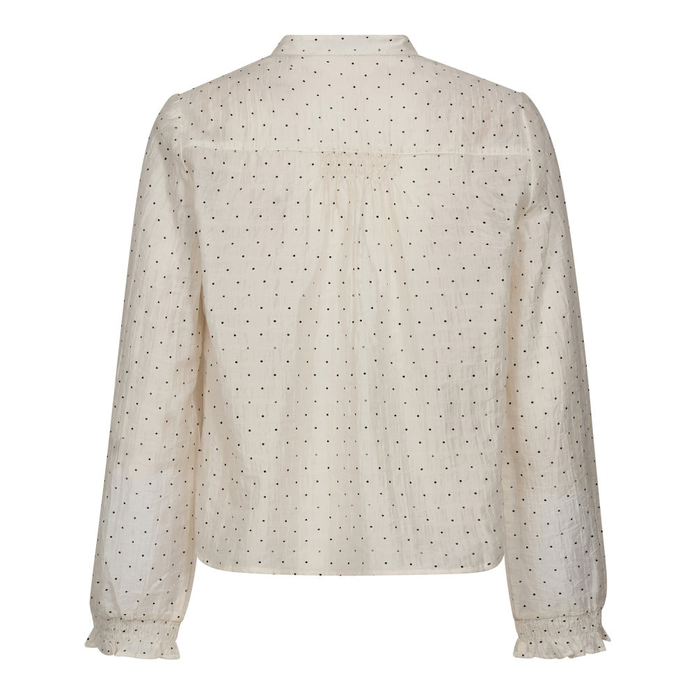 Co`couture hvit bluse - bakfra