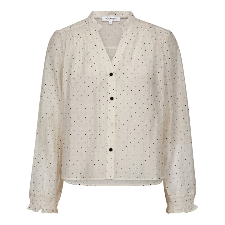 Co`couture hvit bluse - forfra