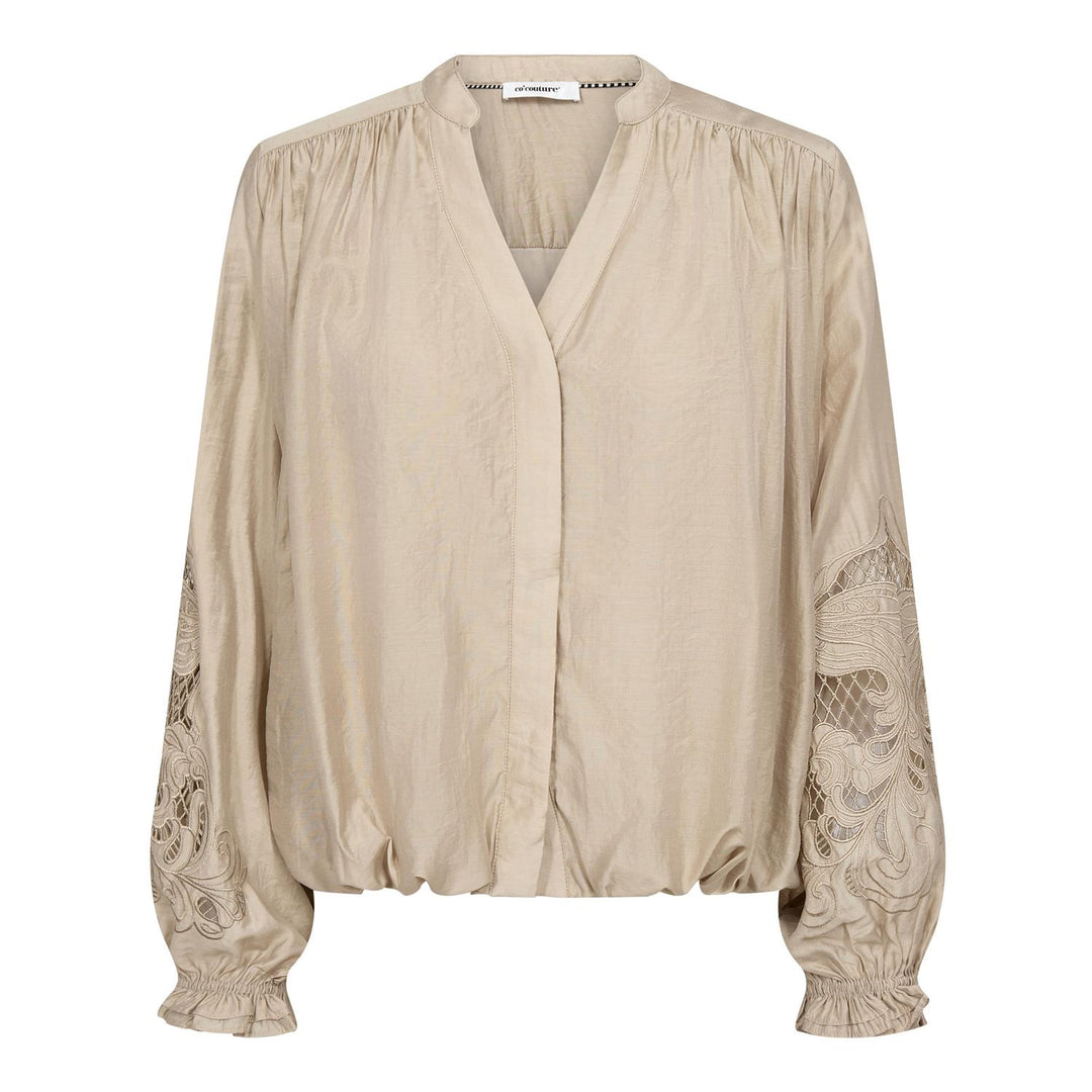 DelinCC Balloon Emb Shirt, Mink