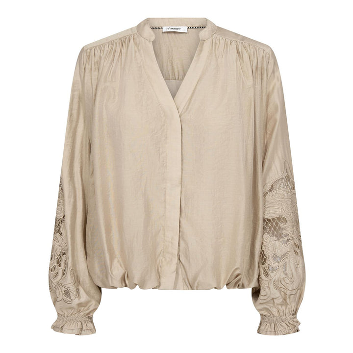 DelinCC Balloon Emb Shirt, Mink