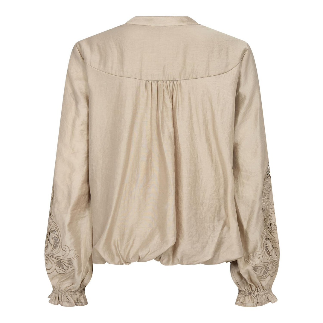 DelinCC Balloon Emb Shirt, Mink