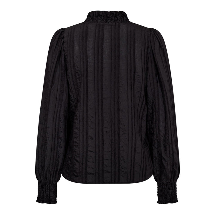 Co`couture svart bluse - bakfra