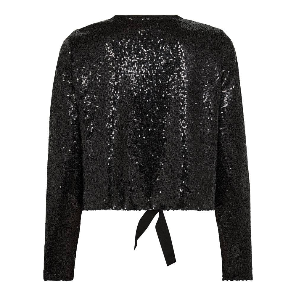 Co'couture svart bluse - bakfra