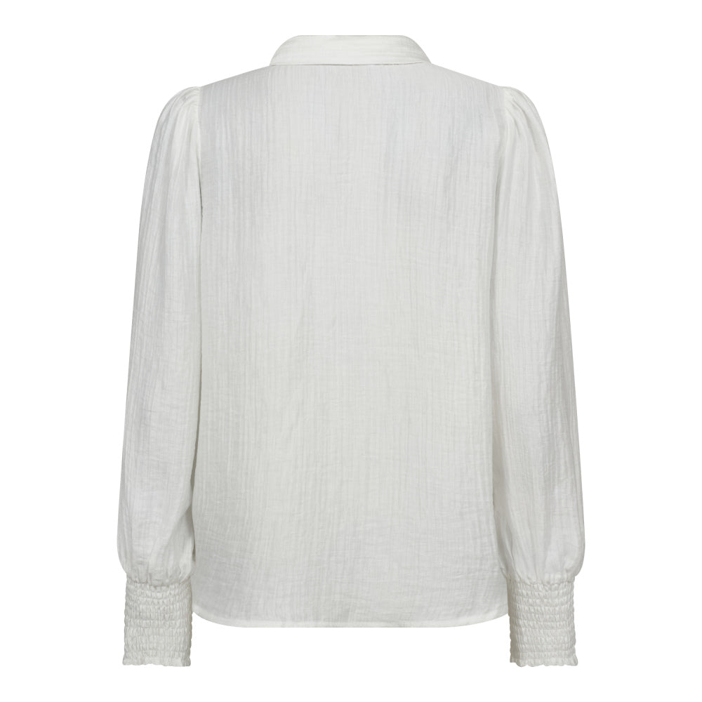 Co`couture hvit bluse - bakfra