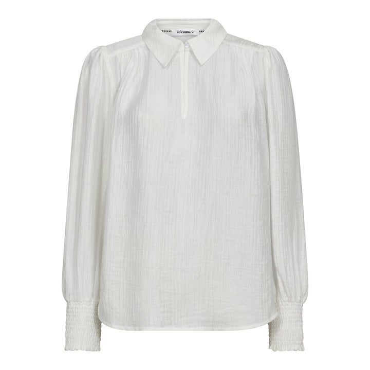 Co`couture hvit bluse - forfra