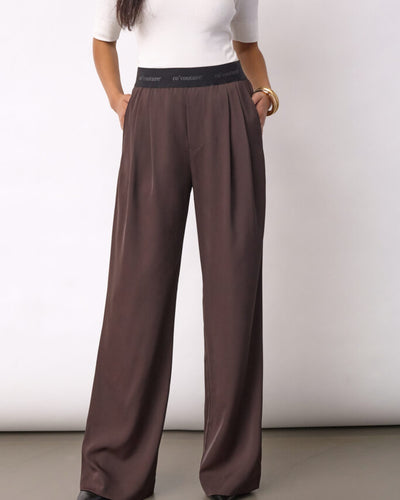 AliniCC Logo Pant, Dark Brown