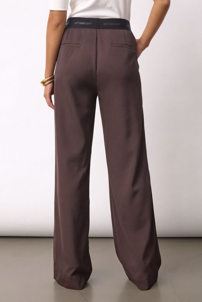 AliniCC Logo Pant, Dark Brown
