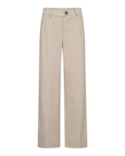 LeenaCC Linen Pant, Bone