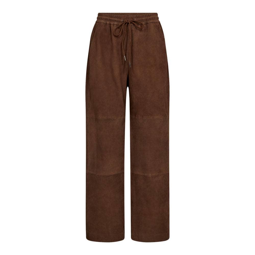 SiennaCC Suede PullOn Pant, Suntan fra Co`couture hos Tråkk Inn