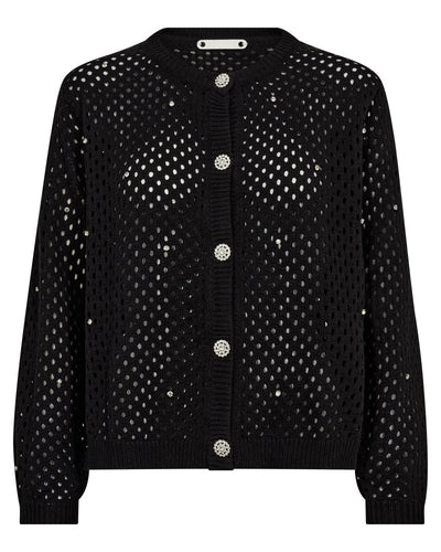 HoopaCC Krystal Cardigan, Black