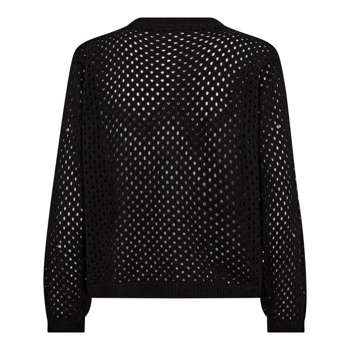 Co`couture svart cardigan - bakfra