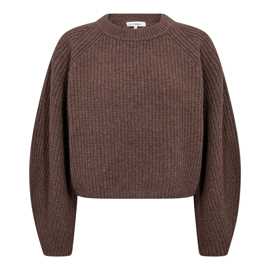 AlviaCC Barrel Sleeve Knit, Brown