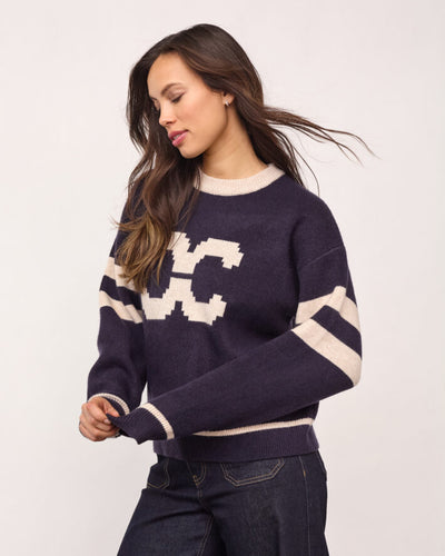 RowCC Coco Logo Knit, Navy