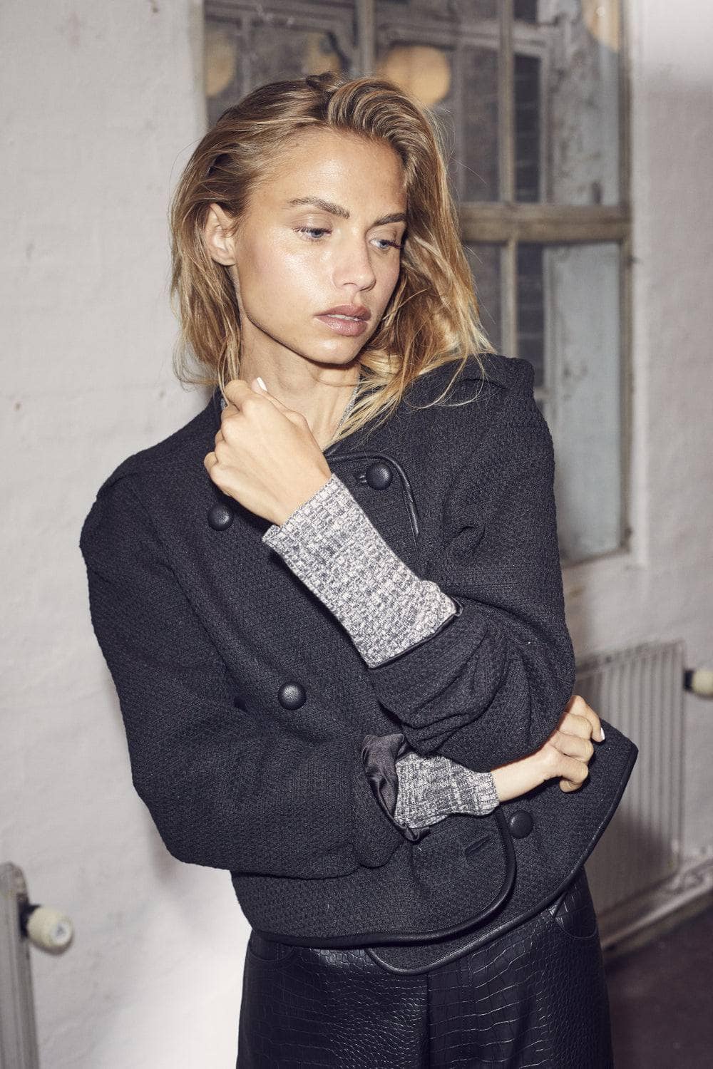Co'couture svart jakke blazer - på modell