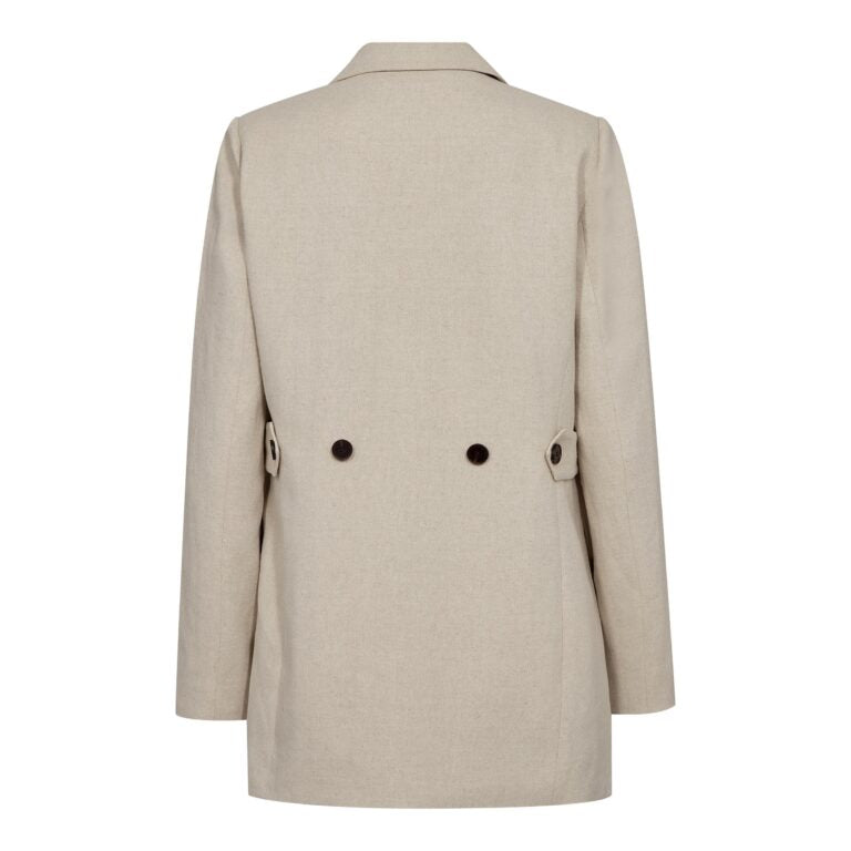 Co'couture beige jakke blazer - bakfra