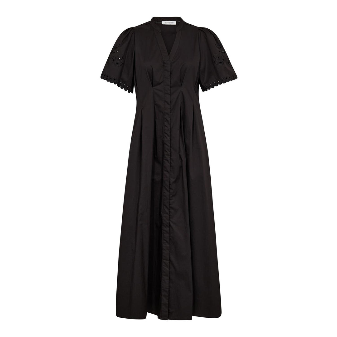 Co'couture svart kjole v-hals - helfigur