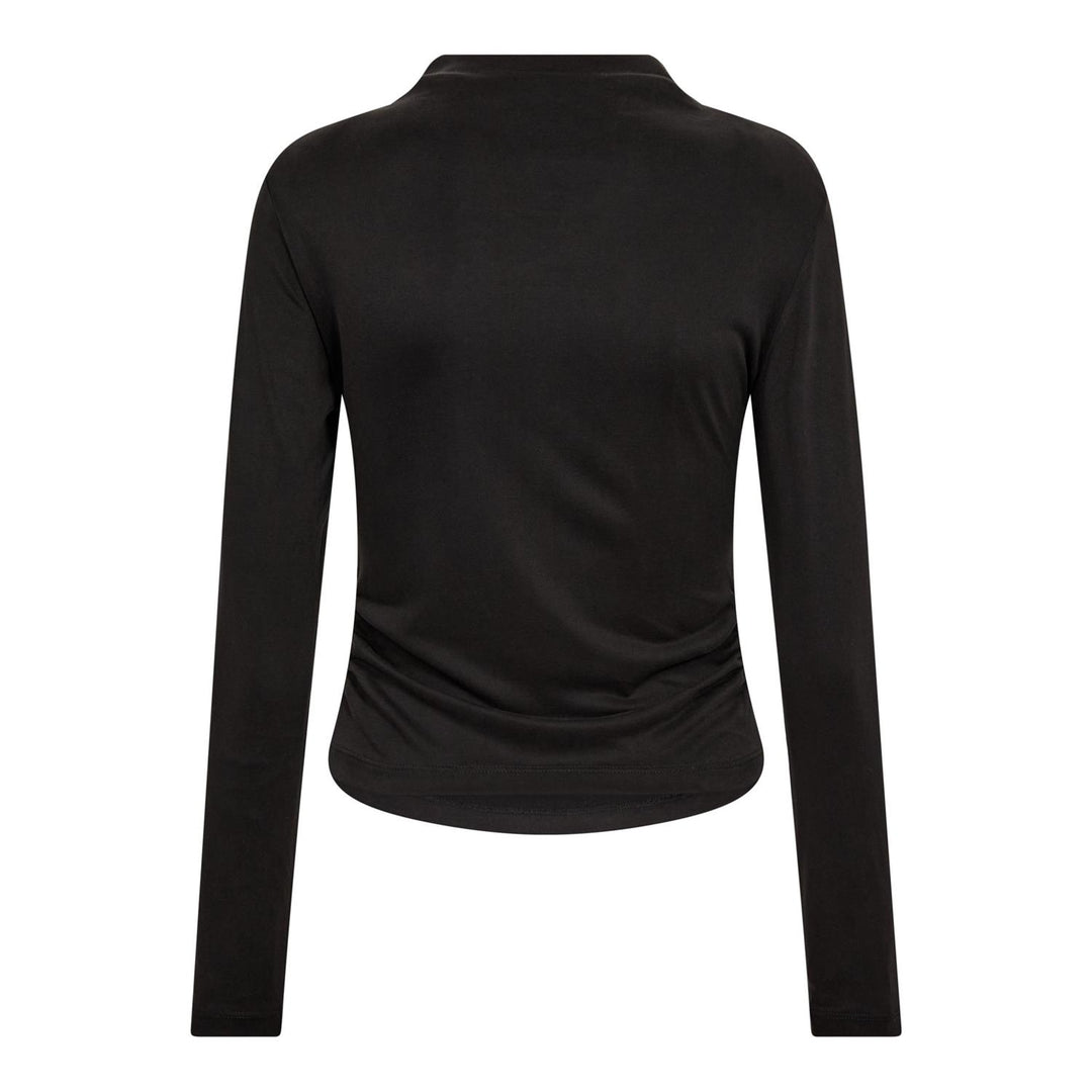 CamillaCC Padded LS Blouse, Black