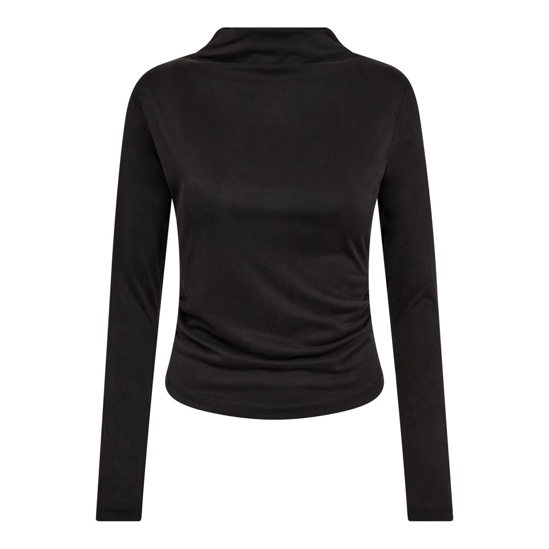 CamillaCC Padded LS Blouse, Black
