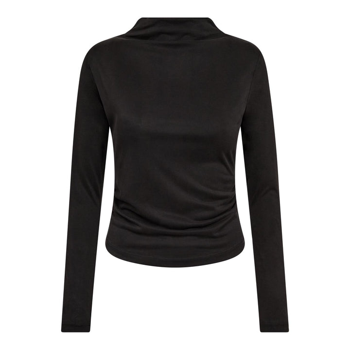 CamillaCC Padded LS Blouse, Black