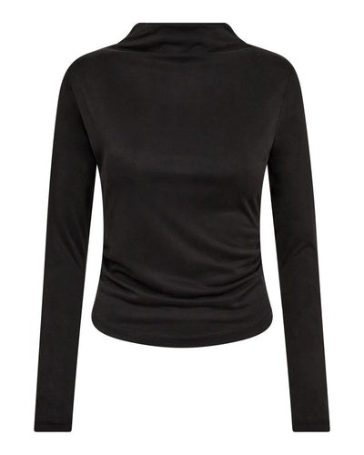 CamillaCC Padded LS Blouse, Black