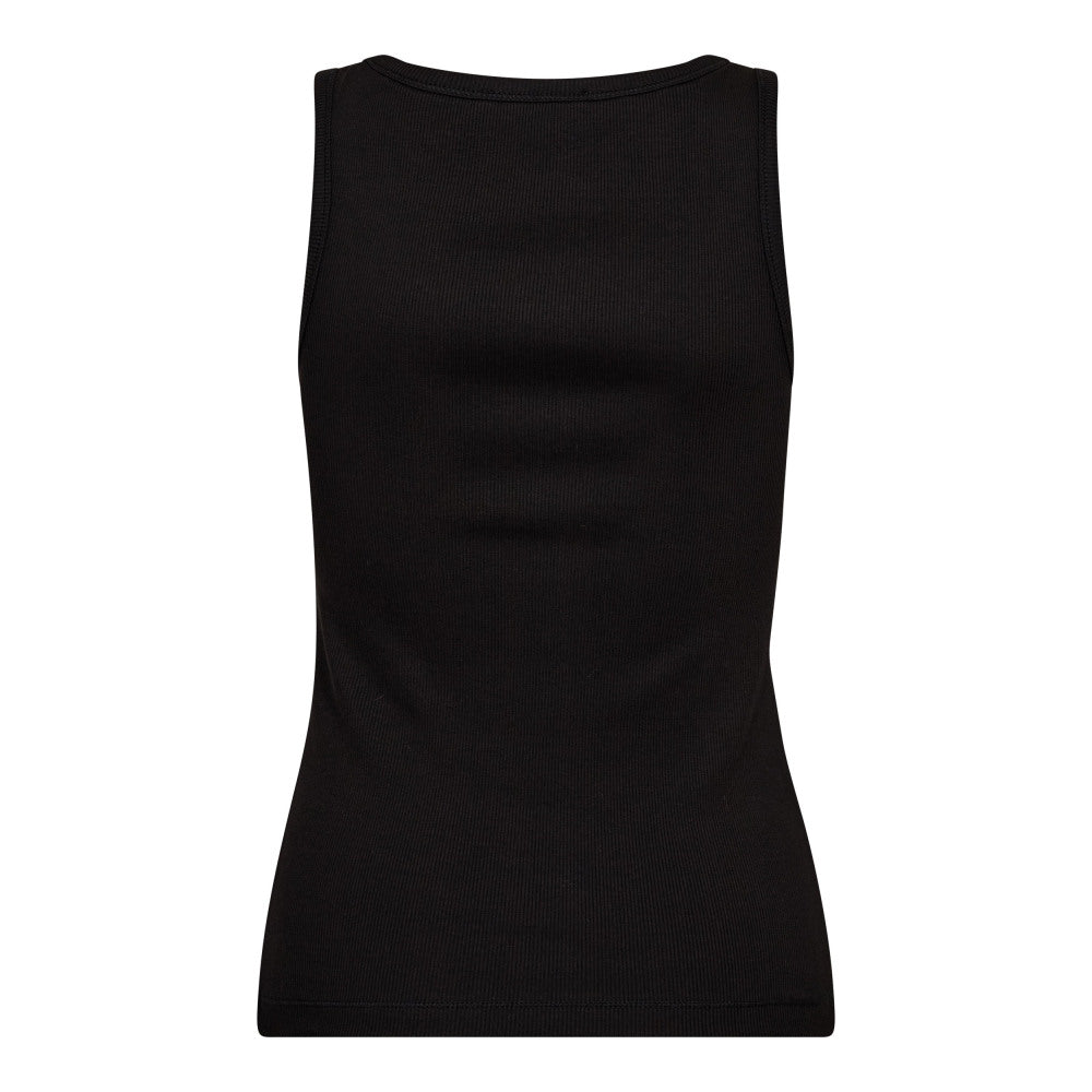 Co`couture svart overdel singlet - forfra