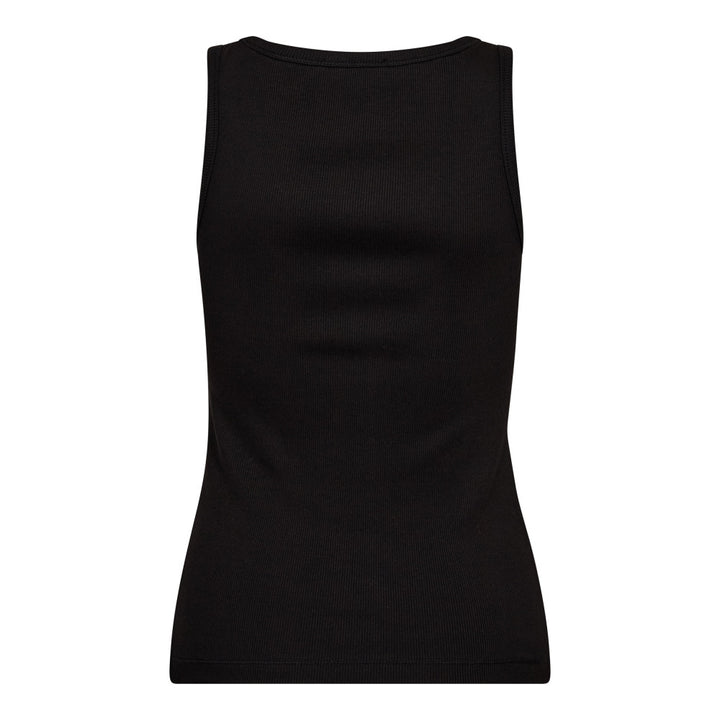Co`couture svart overdel singlet - forfra