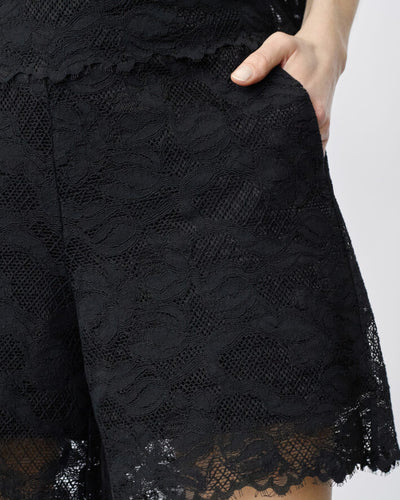LannyCC Lace Shorts, Black