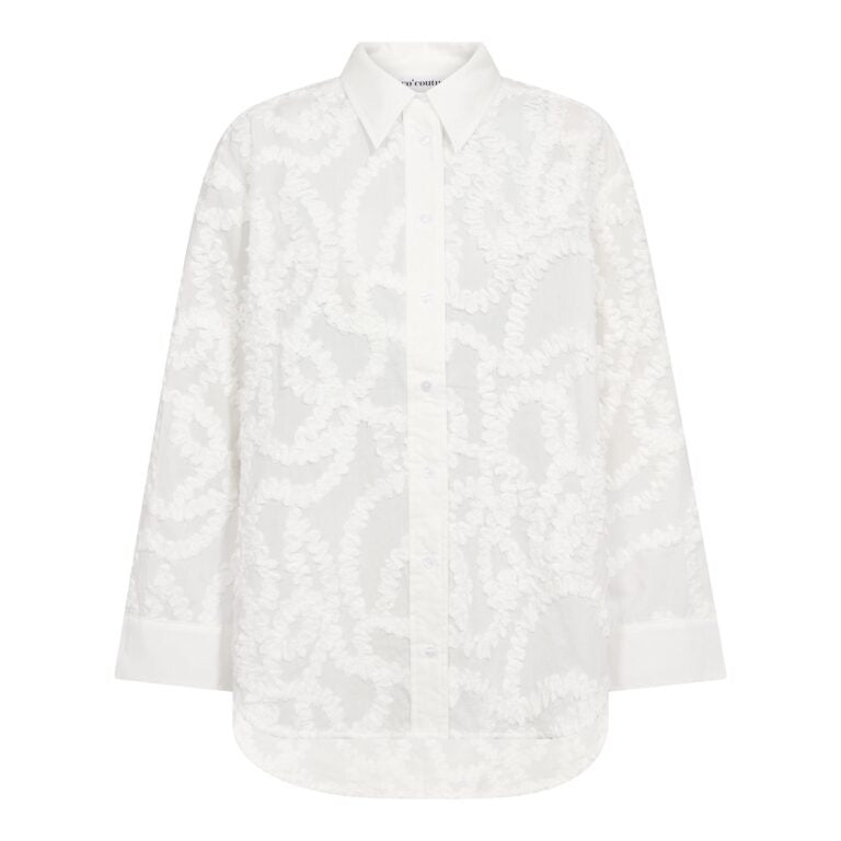 BrynnCC Structure Shirt, White