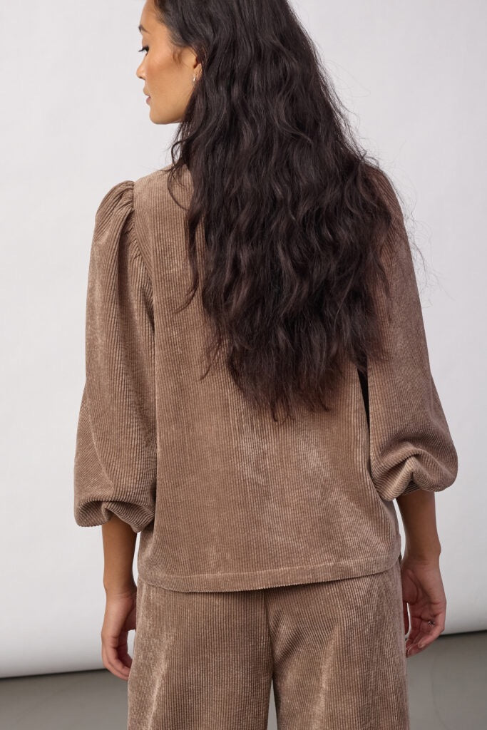 DaisyCC Cord Shirt, Walnut