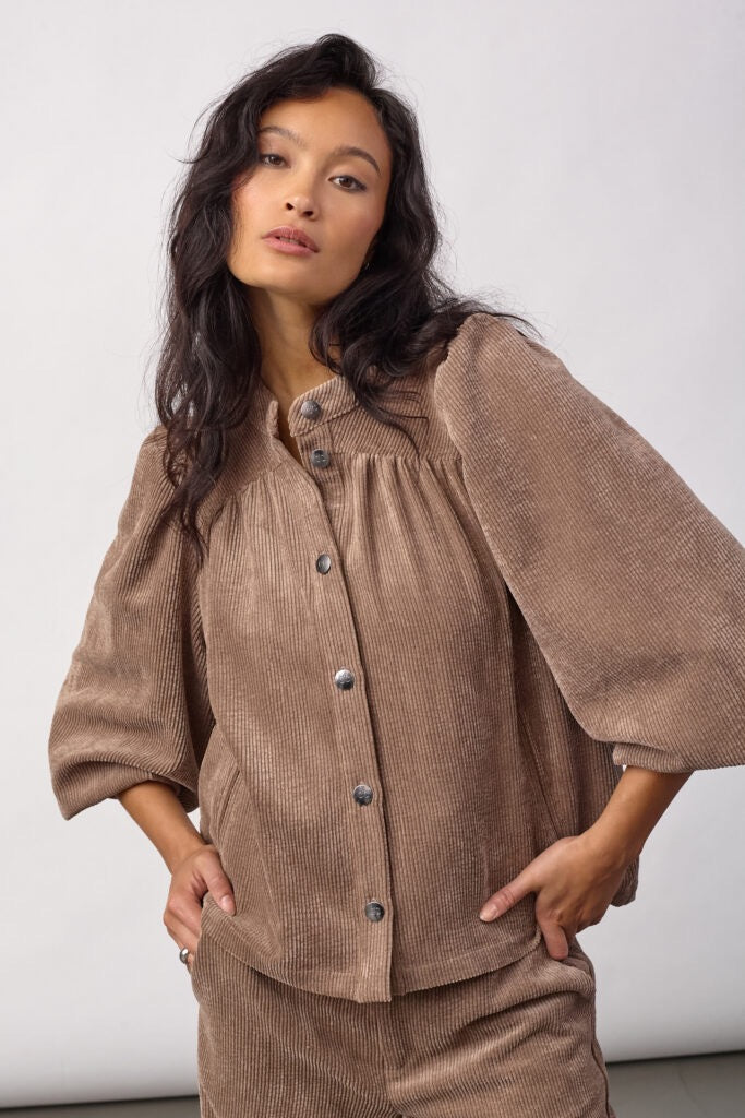DaisyCC Cord Shirt, Walnut